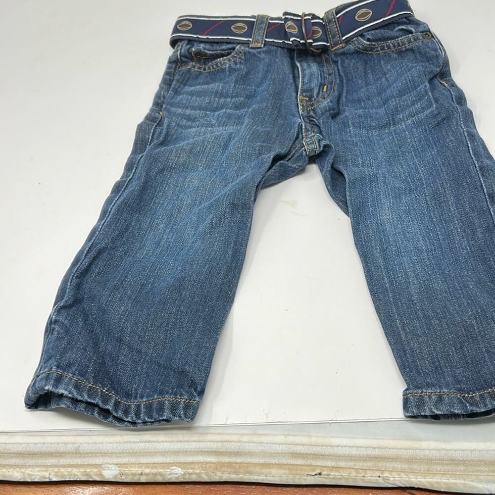 Janie & Jack Toddler Boys Blue Medium Wash Jeans Size 18 to 24 Months